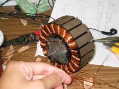自作モータの部品
